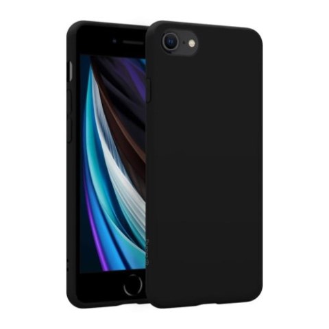 Crong Color Cover - Etui iPhone SE (2022/2020) / 8 / 7 (czarny) Crong Color Cover - Etui iPhone SE (2022/2020) / 8 / 7 (czarny)