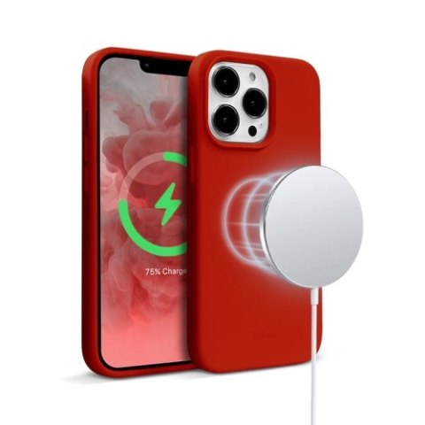 Crong Color Cover Magnetic - Etui iPhone 13 Pro Max MagSafe (czerwony) Crong Color Cover Magnetic - Etui iPhone 13 Pro Max MagSafe (czerwony)