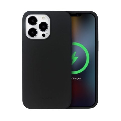Crong Color Cover Magnetic - Etui iPhone 13 Pro MagSafe (czarny) Crong Color Cover Magnetic - Etui iPhone 13 Pro MagSafe (czarny)