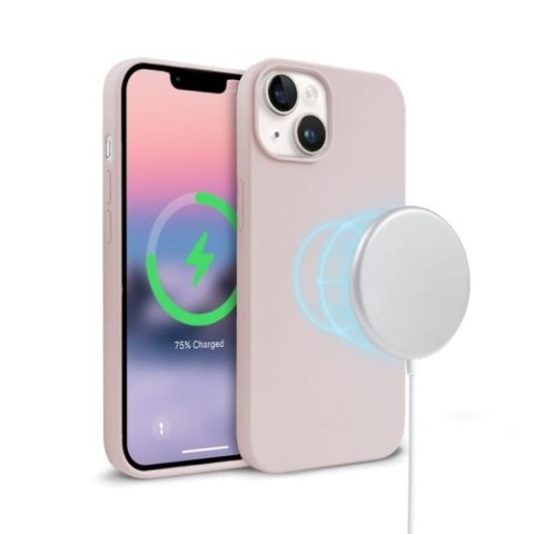 Crong Color Cover Magnetic - Etui iPhone 14 Plus MagSafe (piaskowy róż) Crong Color Cover Magnetic - Etui iPhone 14 Plus MagSafe (piaskowy róż)