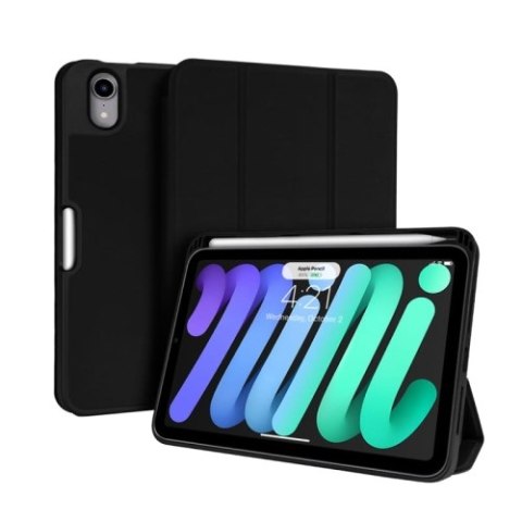 Crong FlexFolio - Etui iPad mini 6 (2021) z funkcją Apple Pencil (czarny) Crong FlexFolio - Etui iPad mini 6 (2021) z funkcją Apple Pencil (czarny)