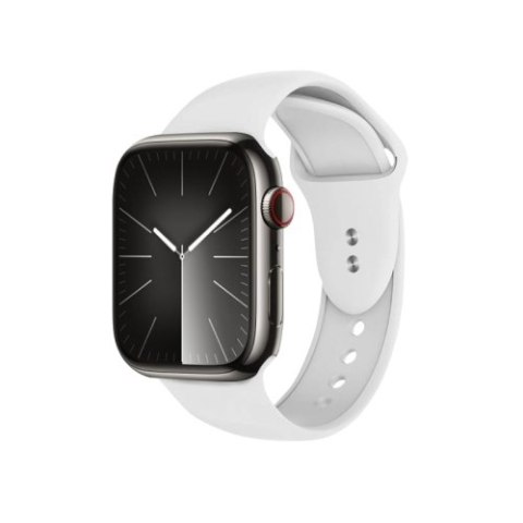 Crong Liquid - Pasek do Apple Watch 42/44/45/49 mm (biały) Crong Liquid - Pasek do Apple Watch 42/44/45/49 mm (biały)
