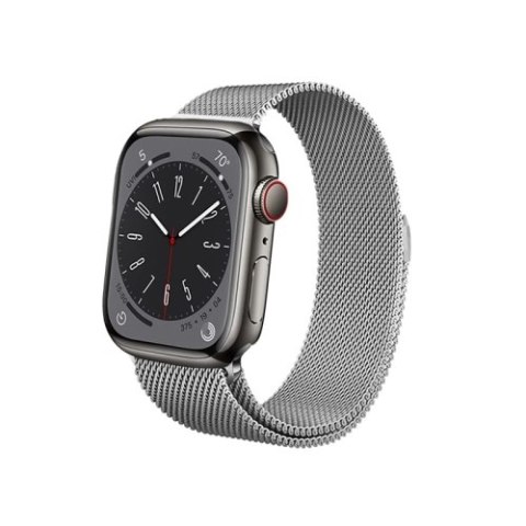 Crong Milano Steel - Pasek ze stali nierdzewnej do Apple Watch 42/44/45/49 mm (srebrny) Crong Milano Steel - Pasek ze stali nierdzewnej do Apple Watch 42/44/45/49 mm (srebrny)