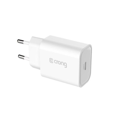Crong USB-C Travel Charger - Ładowarka sieciowa USB-C Power Delivery 20W (biały) Crong USB-C Travel Charger - Ładowarka sieciowa USB-C Power Delivery 20W (biały)