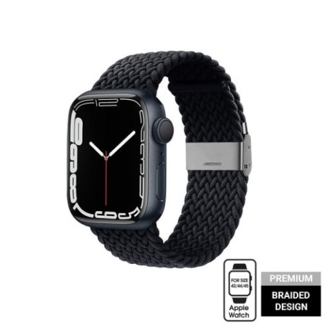 Crong Wave Band - Pleciony pasek do Apple Watch 42/44/45/49 mm (grafitowy) Crong Wave Band - Pleciony pasek do Apple Watch 42/44/45/49 mm (grafitowy)