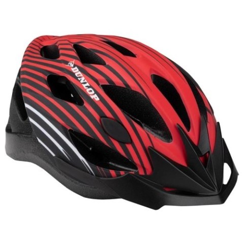 Dunlop - Kask rowerowy MTB r. L (Czerwony) Dunlop - Kask rowerowy MTB r. L (Czerwony)