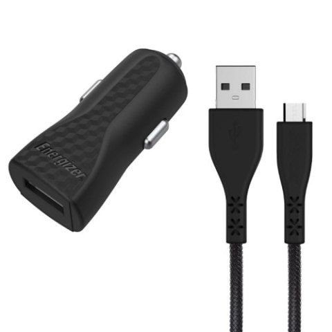 Energizer HardCase - Ładowarka samochodowa USB-A 1A + Kabel Micro USB (Czarny) Energizer HardCase - Ładowarka samochodowa USB-A 1A + Kabel Micro USB (Czarny)