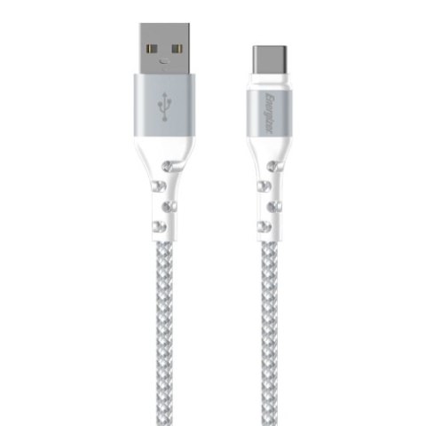 Energizer Ultimate - Kabel połączeniowy USB-A do USB-C 2m (Biały) Energizer Ultimate - Kabel połączeniowy USB-A do USB-C 2m (Biały)