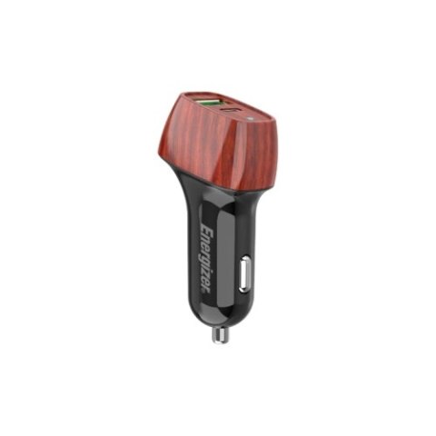 Energizer Ultimate - Ładowarka samochodowa USB-C & USB-A 38W PD + QC3.0 (Walnut) Energizer Ultimate - Ładowarka samochodowa USB-C & USB-A 38W PD + QC3.0 (Walnut)