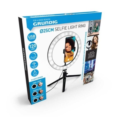 Grundig - Lampa pierścieniowa do zdjęć, selfie, makijażu Grundig - Lampa pierścieniowa do zdjęć, selfie, makijażu