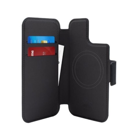 PURO Folio MagSafe Case - Etui iPhone 15 Plus / 14 Plus / 12 Pro Max (czarny) PURO Folio MagSafe Case - Etui iPhone 15 Plus / 14 Plus / 12 Pro Max (czarny)