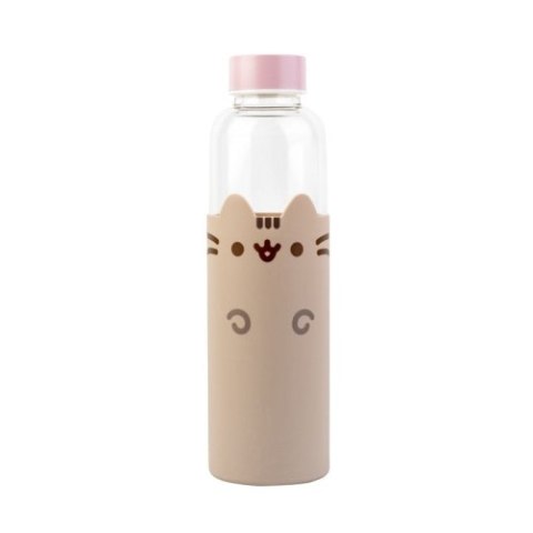 Pusheen - Butelka na wodę ze szkła 500 ml Pusheen - Butelka na wodę ze szkła 500 ml