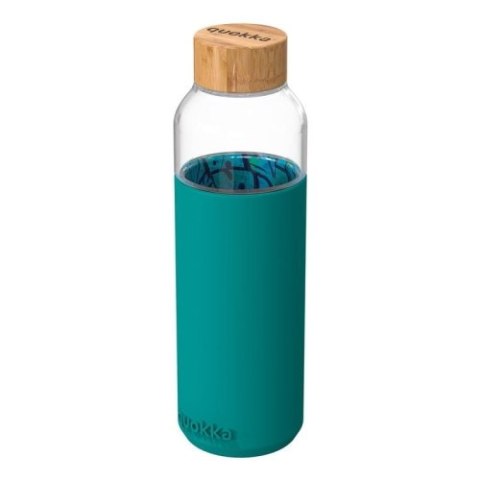 Quokka Flow - Butelka na wodę ze szkła 660 ml (Inner Palm Leaves) Quokka Flow - Butelka na wodę ze szkła 660 ml (Inner Palm Leaves)