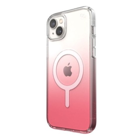 Speck Presidio Perfect-Clear + Ombre + MagSafe - Etui iPhone 15 Plus / 14 Plus z powłoką MICROBAN (Clear / Vintage Rose Fade) Speck Presidio Perfect-Clear + Ombre + MagSafe - Etui iPhone 15 Plus / 14 Plus z powłoką MICROBAN (Clear / Vintage Rose Fade)