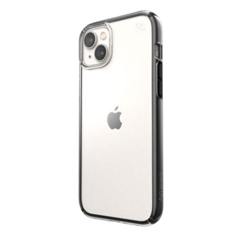 Speck Presidio Perfect-Clear with Impact Geometry - Etui iPhone 15 Plus / 14 Plus z powłoką MICROBAN (Clear / Black) Speck Presidio Perfect-Clear with Impact Geometry - Etui iPhone 15 Plus / 14 Plus z powłoką MICROBAN (Clear / Black)