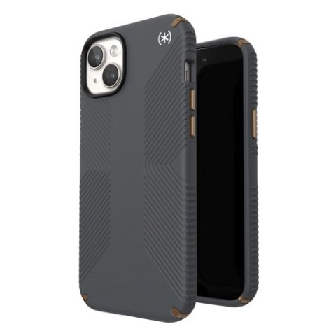 Speck Presidio2 Grip Magsafe - Etui iPhone 15 Plus / iPhone 14 Plus (Charcoal Grey / Cool Bronze / White)