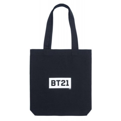 BT21 - Torba zakupowa materiałowa 28x40 cm (Czarny) BT21 - Torba zakupowa materiałowa 28x40 cm (Czarny)