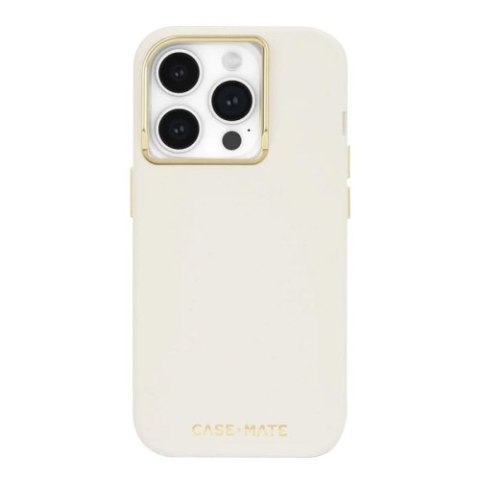 Case-Mate Silicone MagSafe - Etui iPhone 15 Pro (Beige) Case-Mate Silicone MagSafe - Etui iPhone 15 Pro (Beige)