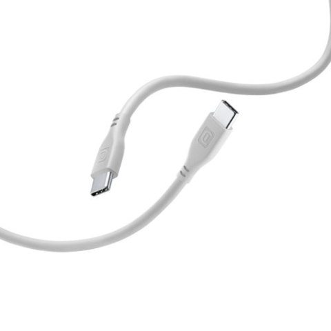 Cellularline Soft Cable - Kabel USB-C do USB-C 1.2 m (szary) Cellularline Soft Cable - Kabel USB-C do USB-C 1.2 m (szary)