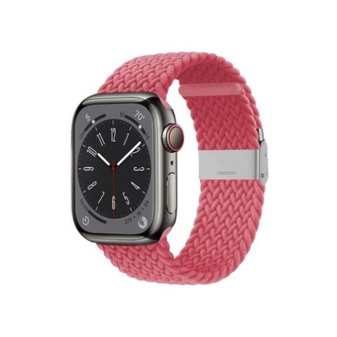 Crong Wave Band - Pleciony pasek do Apple Watch 38/40/41 mm (różowy) Crong Wave Band - Pleciony pasek do Apple Watch 38/40/41 mm (różowy)