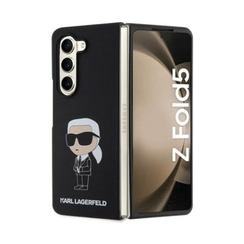 Karl Lagerfeld Silicone Ikonik - Etui Samsung Z Fold 5 (czarny) Karl Lagerfeld Silicone Ikonik - Etui Samsung Z Fold 5 (czarny)