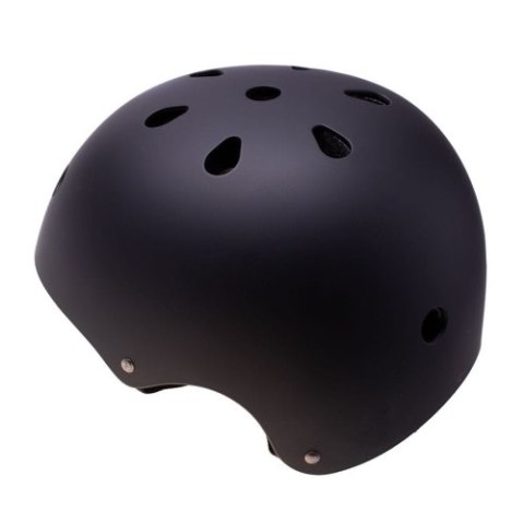 Kask regulowany dla dziecka na rower / rolki - czarny, rozm. S Kask regulowany dla dziecka na rower / rolki - czarny, rozm. S