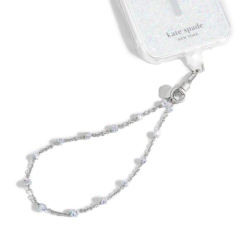 Kate Spade New York Universal Phone Charm Wristlet - Uniwersalna smyczka do telefonu (Dazzle Chain Silver) Kate Spade New York Universal Phone Charm Wristlet - Uniwersalna smyczka do telefonu (Dazzle Chain Silver)