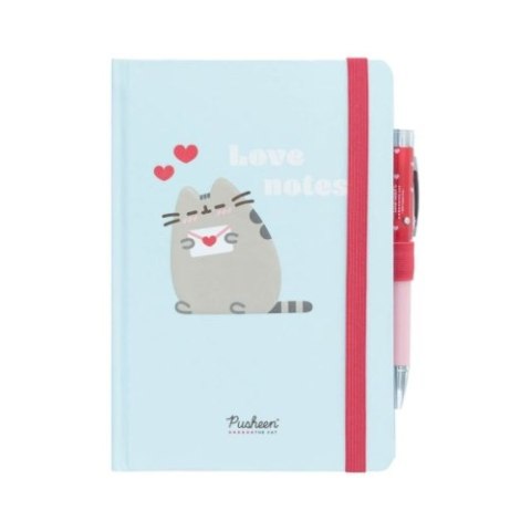 Pusheen - Notanik + długopis latarka z kolekcji Purrfect Love Pusheen - Notanik + długopis latarka z kolekcji Purrfect Love