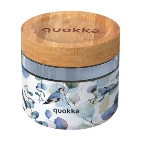 Quokka Deli Food Jar - Pojemnik szklany na żywność / lunchbox 820 ml (Blue Nature) Quokka Deli Food Jar - Pojemnik szklany na żywność / lunchbox 820 ml (Blue Nature)