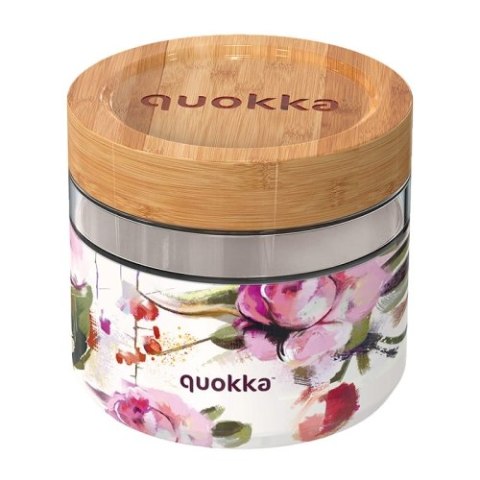 Quokka Deli Food Jar - Pojemnik szklany na żywność / lunchbox 820 ml (Dark Flowers) Quokka Deli Food Jar - Pojemnik szklany na żywność / lunchbox 820 ml (Dark Flowers)