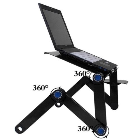 Składany stolik pod laptop - czarny Składany stolik pod laptop - czarny