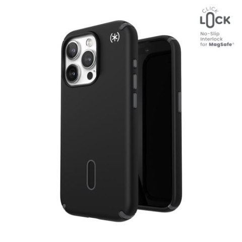Speck Presidio2 Pro ClickLock & MagSafe - Etui iPhone 15 Pro (Black / Slate Grey / White) Speck Presidio2 Pro ClickLock & MagSafe - Etui iPhone 15 Pro (Black / Slate Grey / White)