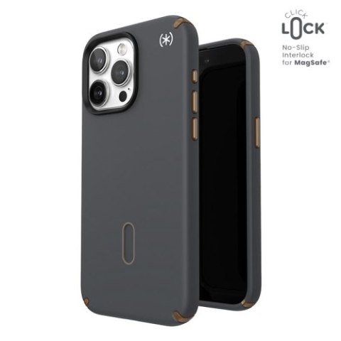 Speck Presidio2 Pro ClickLock & MagSafe - Etui iPhone 15 Pro Max (Charcoal Grey / Cool Bronze) Speck Presidio2 Pro ClickLock & MagSafe - Etui iPhone 15 Pro Max (Charcoal Grey / Cool Bronze)