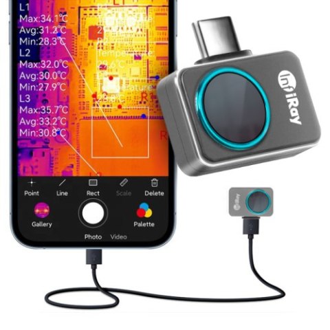 Kamera termowizyjna iRay P2 PRO do smartfona Kamera termowizyjna iRay P2 PRO do smartfona