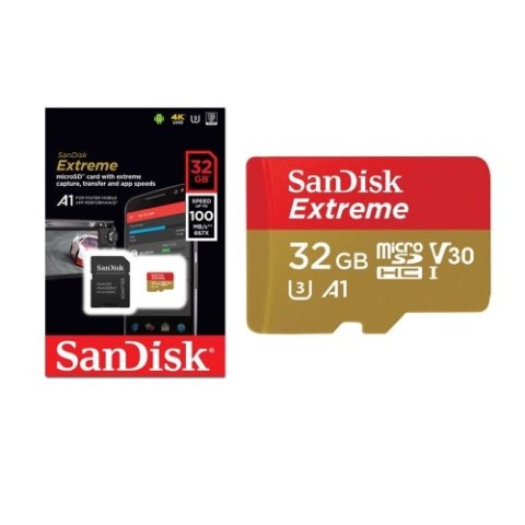 Karta SD SanDisk 32GB Extreme U3 Karta SD SanDisk 32GB Extreme U3