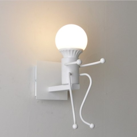 Lampa ścienna / Kinkiet Loft pojedyńczy - biała, typ VIII Lampa ścienna / Kinkiet Loft pojedyńczy - biała, typ VIII