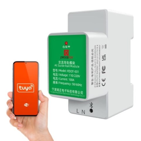 Licznik energii na szynę DIN Tuya / WiFi Licznik energii na szynę DIN Tuya / WiFi