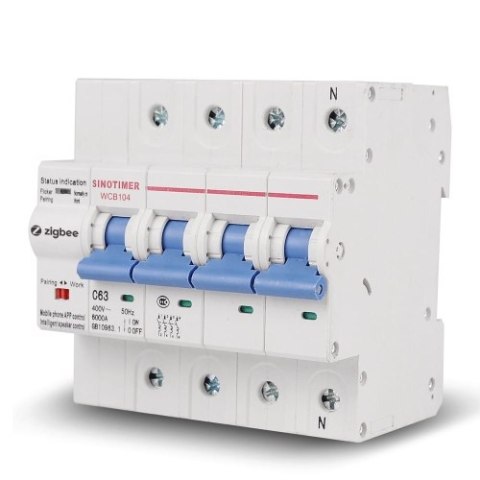 Wyłącznik nadprądowy / bezpiecznik - Zigbee 4P Wyłącznik nadprądowy / bezpiecznik - Zigbee 4P
