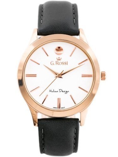 ZEGAREK G. ROSSI - 10398A-3G3 (zg783g) r.g./gray + BOX ZEGAREK G. ROSSI - 10398A-3G3 (zg783g) r.g./gray + BOX