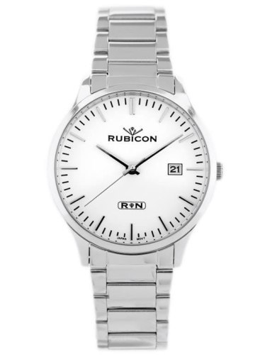 ZEGAREK MĘSKI RUBICON RNDD60 (zr078a) - stalowy ZEGAREK MĘSKI RUBICON RNDD60 (zr078a) - stalowy