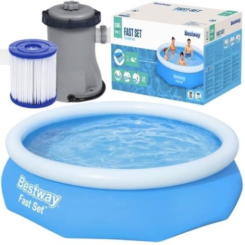 Basen rozporowy z pompą 305x76cm - BESTWAY 57270 Basen rozporowy z pompą 305x76cm - BESTWAY 57270