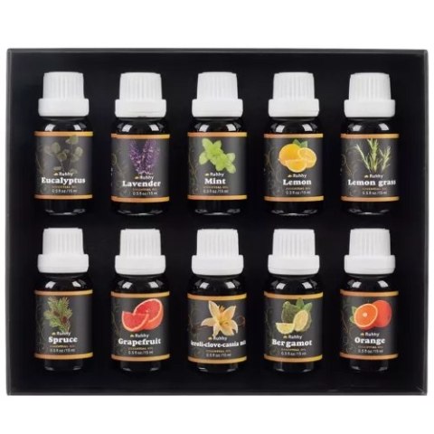Olejek eteryczny- zestaw 10szt. 15ml Ruhhy 21938 Olejek eteryczny- zestaw 10szt. 15ml Ruhhy 21938