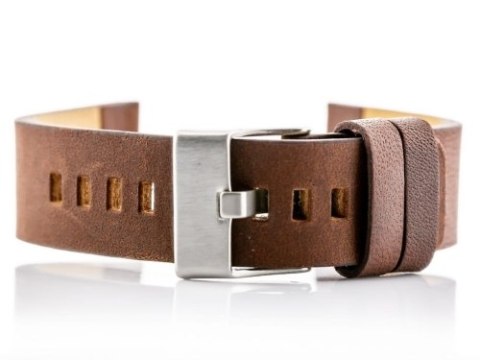 Pasek skórzany do zegarka W58 - ciemny brąz - 20mm Pasek skórzany do zegarka W58 - ciemny brąz - 20mm
