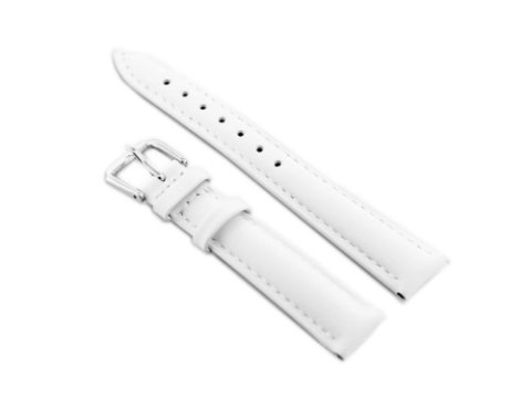 Pasek skórzany do zegarka W94 - biały - 18mm Pasek skórzany do zegarka W94 - biały - 18mm