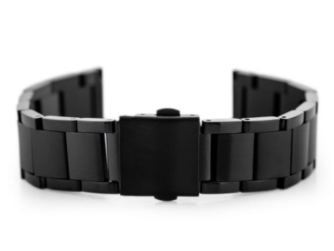 Bransoleta Pacific Model 9 solid - czarna 22mm Bransoleta Pacific Model 9 solid - czarna 22mm
