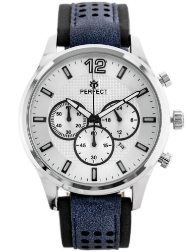 ZEGAREK MĘSKI PERFECT CH01L - CHRONOGRAF (zp354b) + BOX ZEGAREK MĘSKI PERFECT CH01L - CHRONOGRAF (zp354b) + BOX