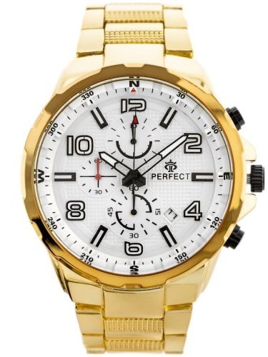 ZEGAREK MĘSKI PERFECT CH05M - CHRONOGRAF (zp357d) + BOX ZEGAREK MĘSKI PERFECT CH05M - CHRONOGRAF (zp357d) + BOX