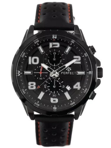 ZEGAREK MĘSKI PERFECT CH05L - CHRONOGRAF (zp353g) + BOX ZEGAREK MĘSKI PERFECT CH05L - CHRONOGRAF (zp353g) + BOX