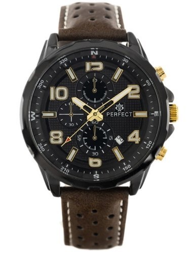 ZEGAREK MĘSKI PERFECT CH05L - CHRONOGRAF (zp353i) + BOX ZEGAREK MĘSKI PERFECT CH05L - CHRONOGRAF (zp353i) + BOX