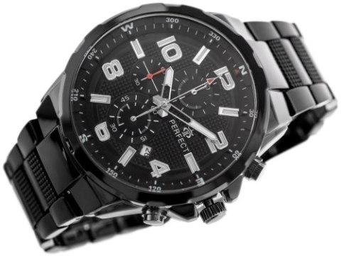 ZEGAREK MĘSKI PERFECT CH05M - CHRONOGRAF (zp357g) + BOX ZEGAREK MĘSKI PERFECT CH05M - CHRONOGRAF (zp357g) + BOX